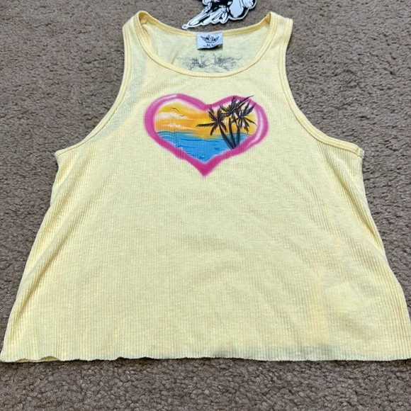 Boys Lie women’s cropped tanks. Size M/L. NWT! - Picture 4 of 6